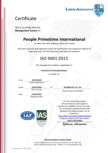 e-CERT-9001 People Primetime International